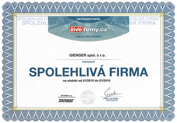 spolehlivá firma