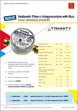 Vodoměry TRINNITY