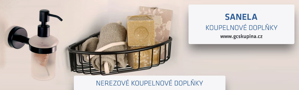 koupelnové doplňky SANELA