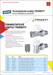 Termostatické ventily TRINNITY